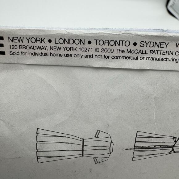 Vogue V1107 CHADO Ralph Rucci Size 14 16 18 20 Dress Short sleeve Uncut USA 2009 - Picture 6 of 7